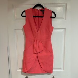 Bcbgmaxazria Clare dress in coral size 4